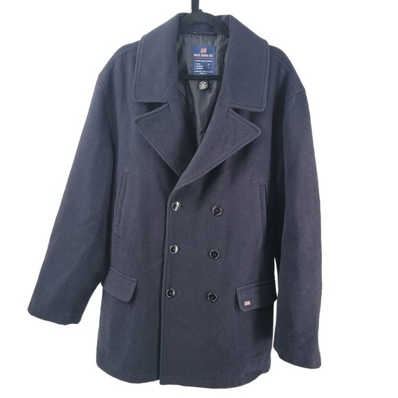 Ralph Lauren Other - Ralph Lauren Polo Jeans Wool Coat Mens Size Large Trench Warm